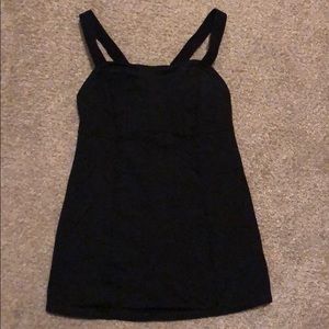 Lululemon adjustable black workout top